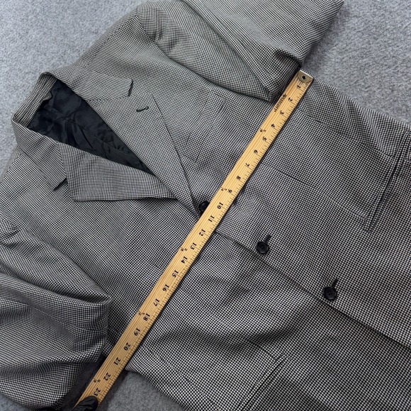 Banana‎ Republic Men's Blazer 42R Houndstooth Wool-Cashmere Italian Made Classic - Picture 6 of 8